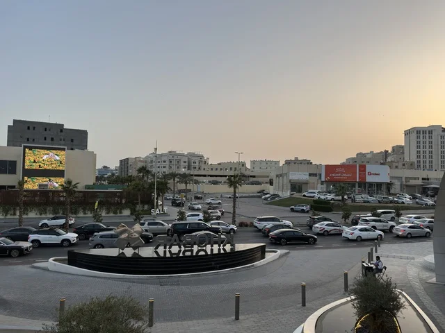 Al Khobar City Street and Urban Buildings at Sunset