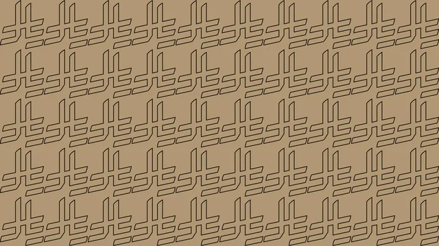 خلفية نمط متكرر لزخارف هندسية كويتية تقليدية