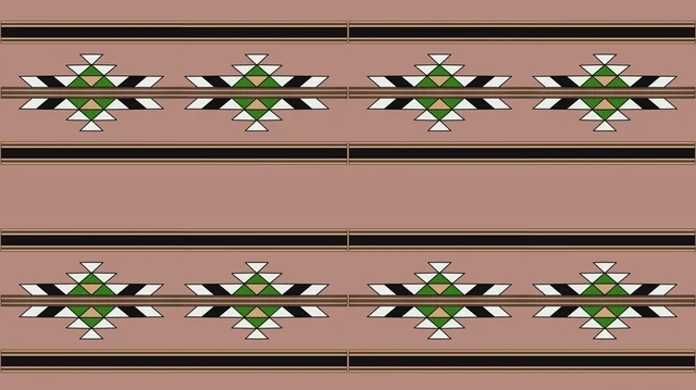 Traditional Saudi Sadu Weaving Geometric Pattern Background