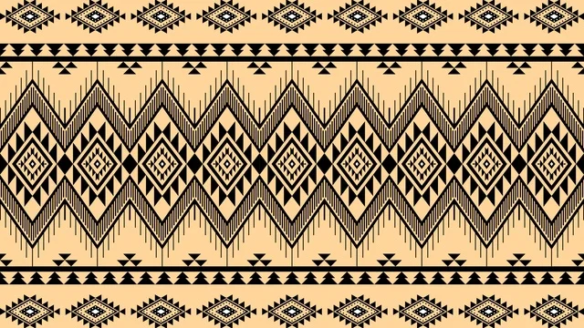 نمط السدو السعودي التقليدي خلفية زخارف هندسية