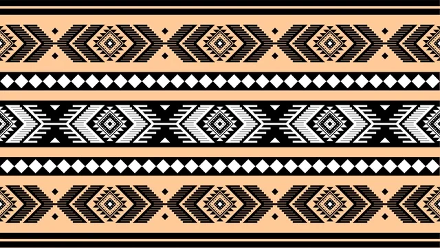 Traditional Al Sadu Weaving Geometric Pattern