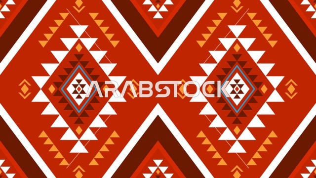 نقش السدو التقليدي من المملكة العربية السعودية