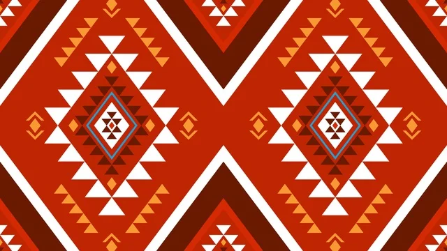 Traditional Sadu Weaving Pattern from Saudi Arabia