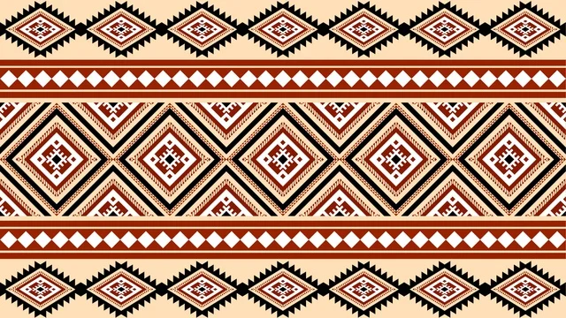 نمط السدو السعودي التقليدي والزخارف البدوية الهندسية