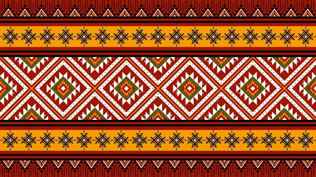 نمط السدو العربي التقليدي وتصميم الزخارف الهندسية