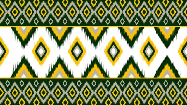 نمط إيكات إندونيسي هندسي تقليدي