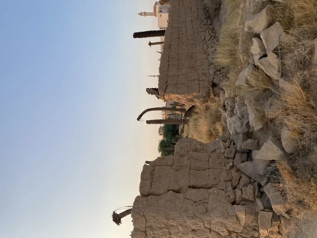 Abandoned Mudbrick Village Ruins at Dawn