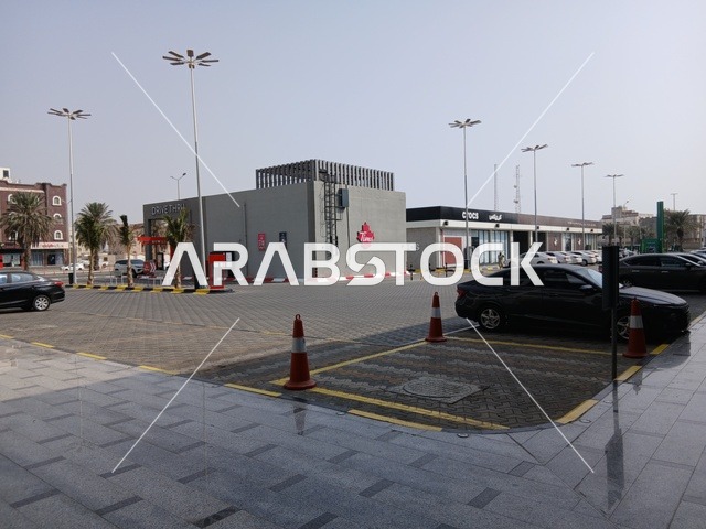 Commercial Plaza and Drive-Thru in Saudi Arabia