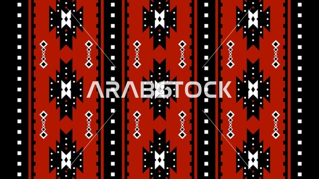 تصميم التراث السعودي ونقوش السدو 