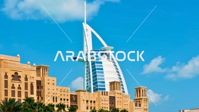 Burj Al Arab and Madinat Jumeirah Dubai Architecture