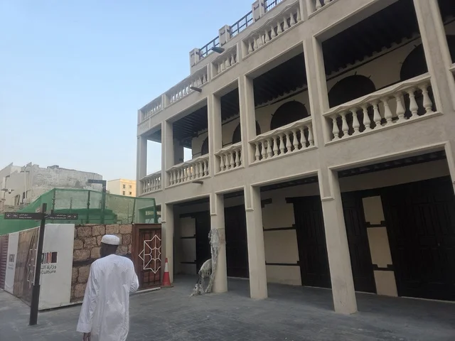 مبنى تقليدي في منطقة البلد التاريخية بجدة