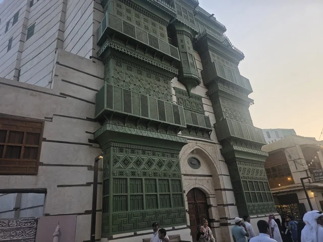 Traditional Hijazi Rawashin Building in Jeddah Al-Balad