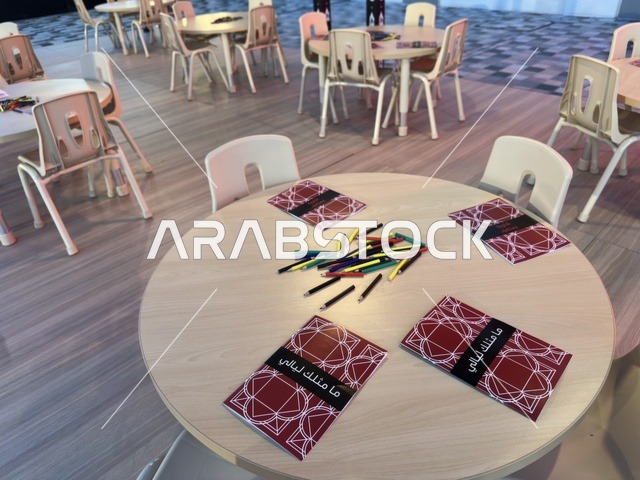Activity Tables and Chairs at Westfield Mall Dammam