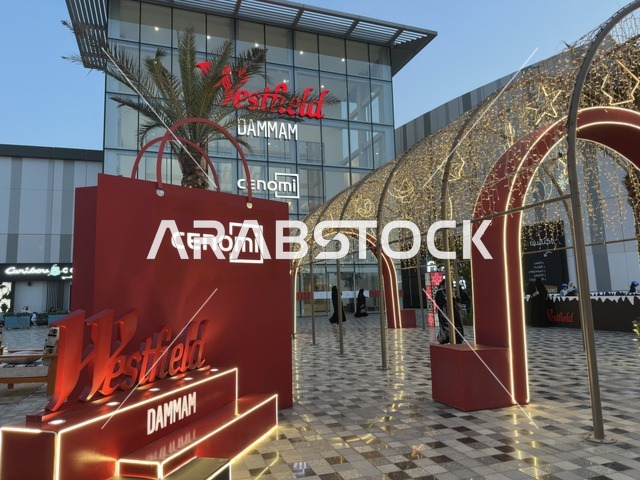 Westfield Mall Dammam Exterior Winter Decorations