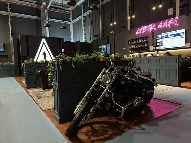 Motorcycle at Wahaj Exhibition Villagio Eastern Province