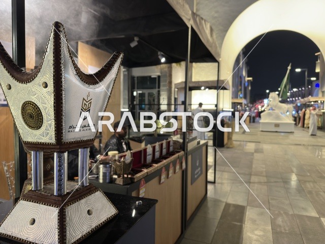 Traditional Incense Burner at Villaggio Exhibition Night