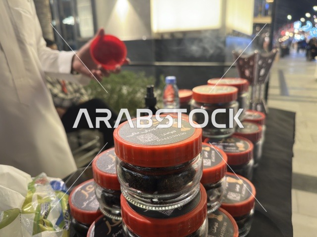 Oud and Incense Jars at Wahaj Villaggio Exhibition