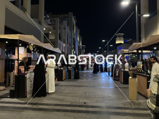 Villaggio Wahaj Exhibition Night Market Saudi Arabia