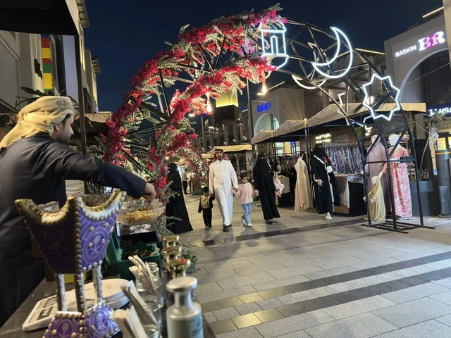 Saudi Man at Wahaj Villagio Exhibition Eastern Province