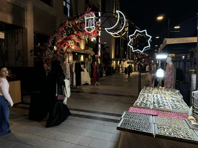Wahaj Villaggio Exhibition Night Market Saudi Arabia