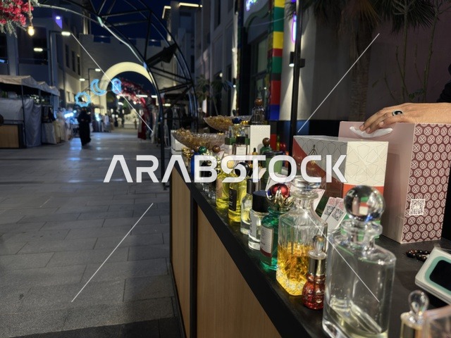 Perfume Bottles at Villaggio Night Market Eastern Province