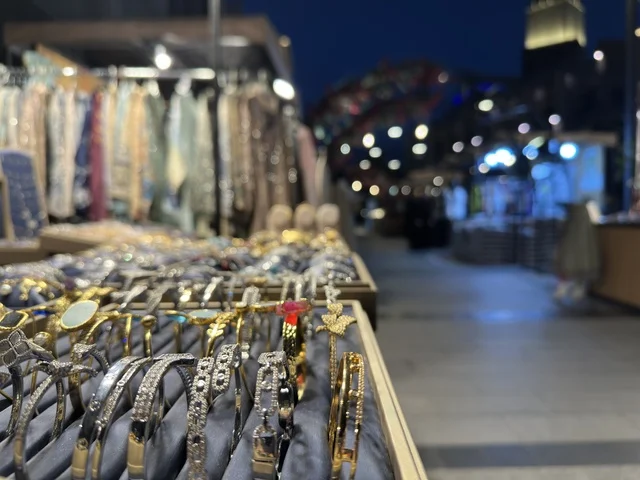 Jewelry Display at Wahaj Villagio Exhibition Night