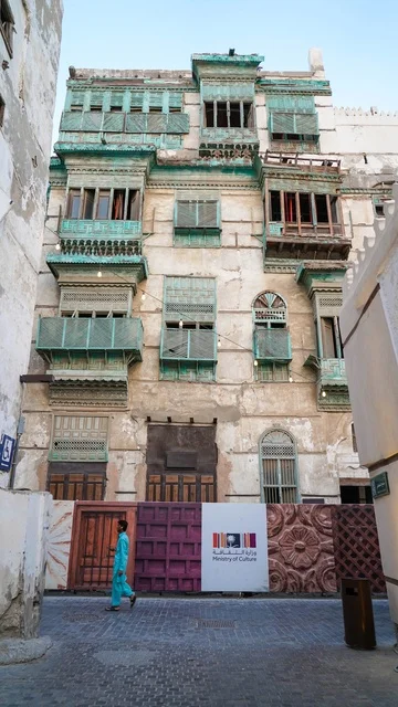 العمارة الحجازية التقليدية في منطقة البلد بجدة التاريخية