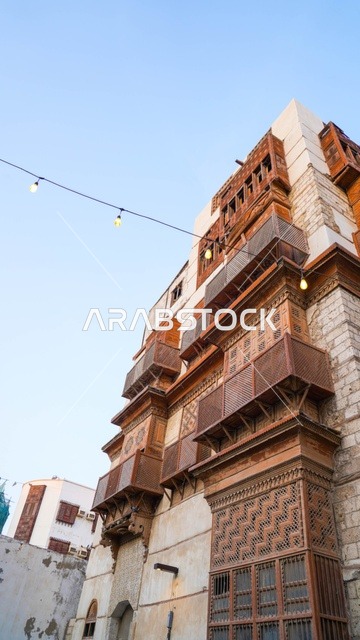 Traditional Hijazi Building Al Balad Jeddah Roshan