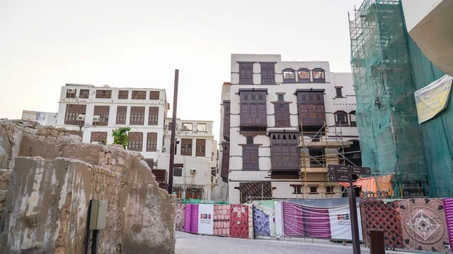 مباني منطقة البلد التاريخية بجدة موقع ترميم