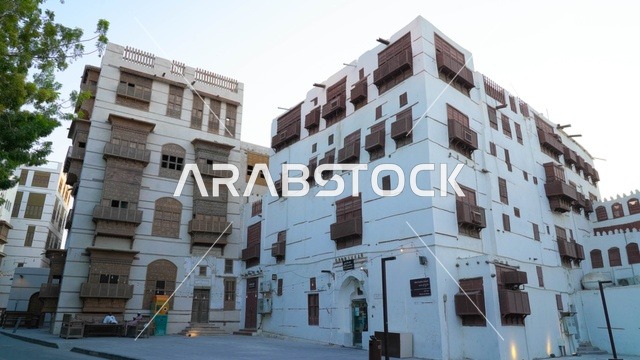 المباني الحجازية التقليدية في منطقة البلد بجدة
