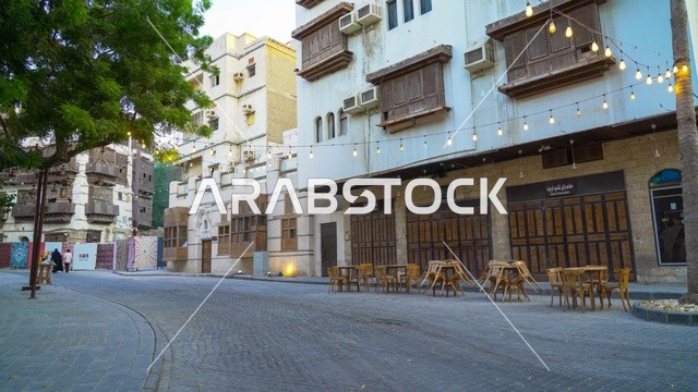 Jeddah Al-Balad Historic District Street and Roshan