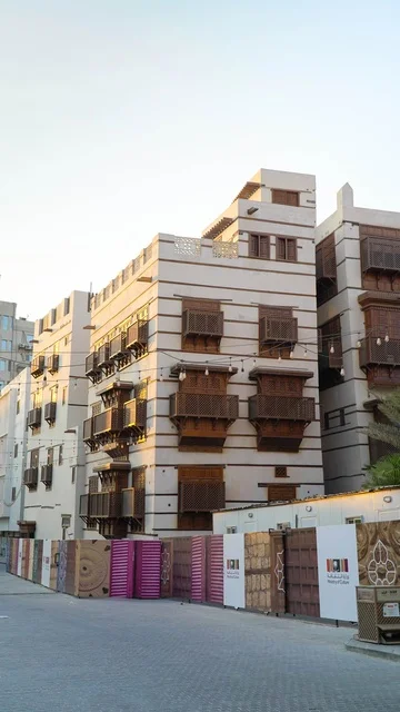 Traditional Hijazi Building in Al-Balad Jeddah