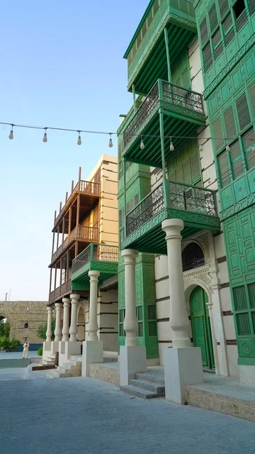 العمارة الحجازية التقليدية في حي البلد بمدينة جدة