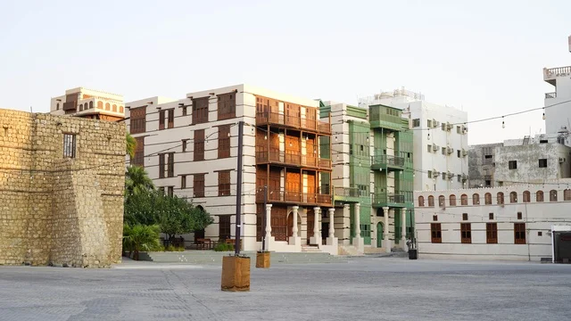 العمارة التقليدية والرواشين في منطقة البلد بجدة