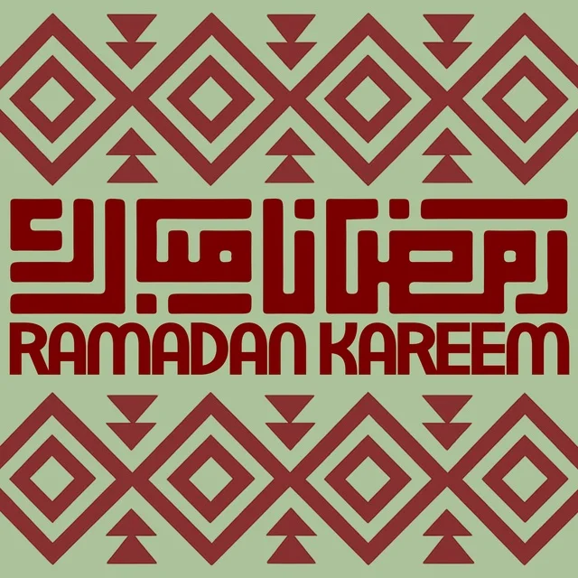 Ramadan Mubarak greeting card, Islamic Ramadan background, Ramadan Kareem design, colorful Islamic background.