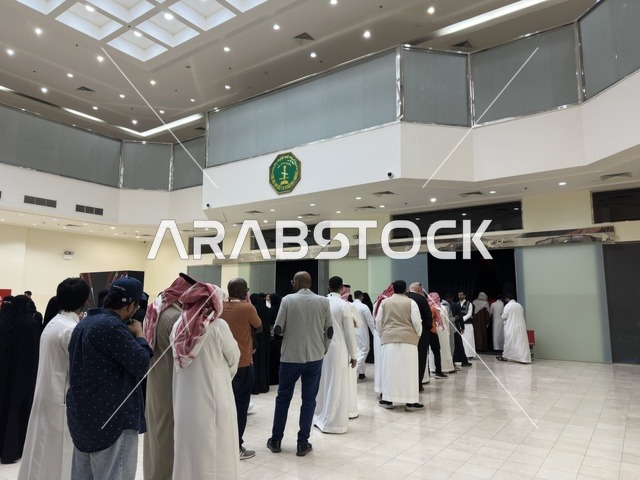 TEDx Exhibition King Fahd University Indoor Hall Queue