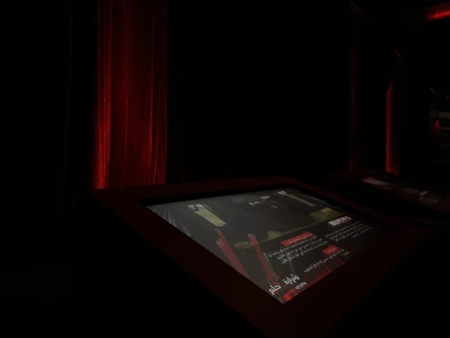 TEDx KFUPM Exhibition Digital Screen in Dhahran