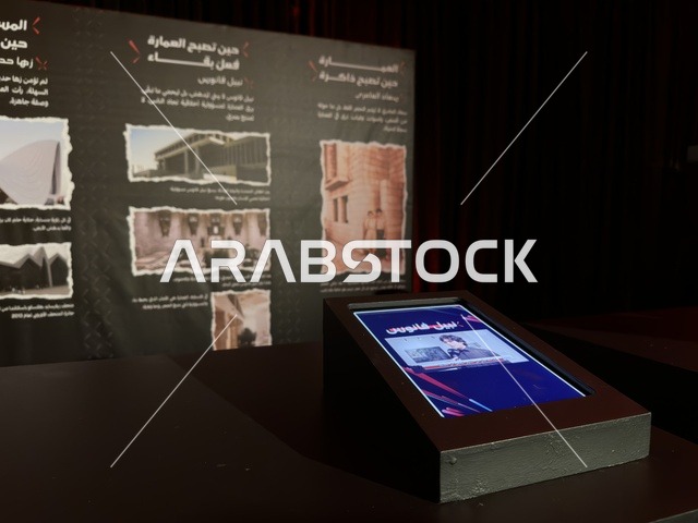 معرض تيدكس جامعة الملك فهد شاشة عرض رقمية