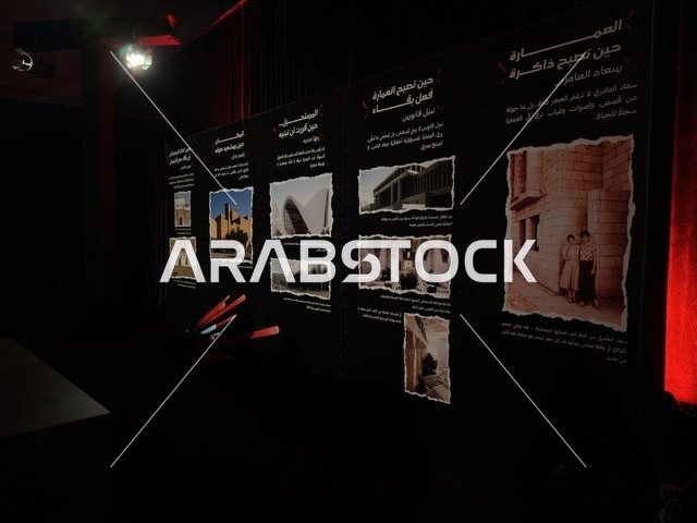 TEDx King Fahd University Exhibition Display Panels