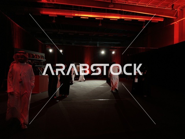 TEDx King Fahd University Exhibition Hall Interior