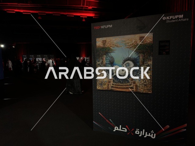 TEDx KFUPM Art Exhibition Painting in Dhahran