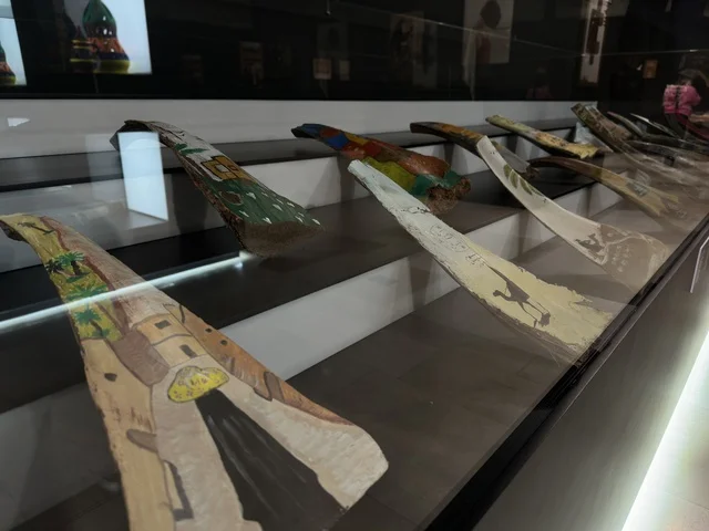 Painted Traditional Crafts at Ithra Exhibition Saudi Arabia