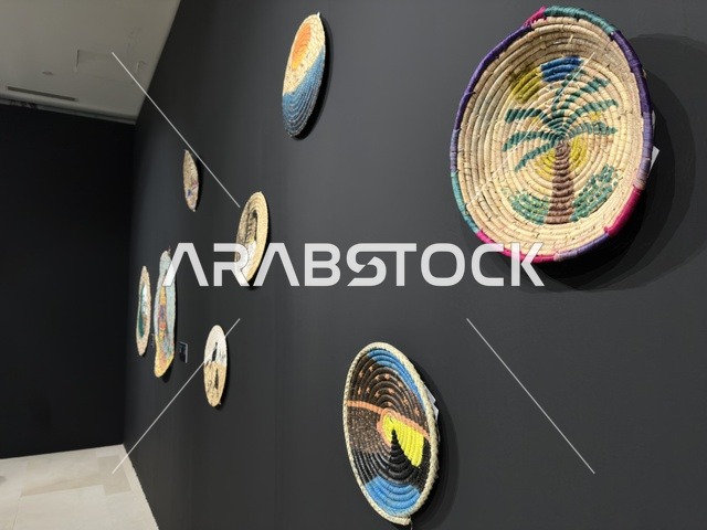 Traditional Saudi Palm Leaf Crafts at Ithra Exhibition