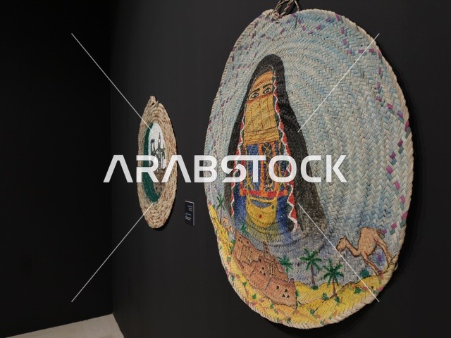 Traditional Palm Leaf Woven Art at Ithra Saudi Arabia