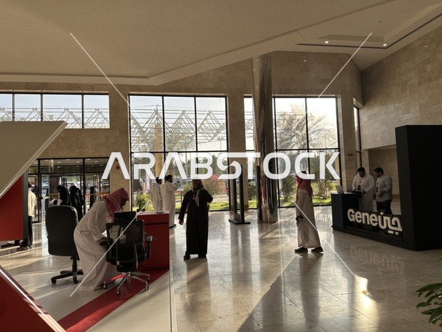 بهو جامعة الملك فهد خلال فعالية تيدكس في السعودية