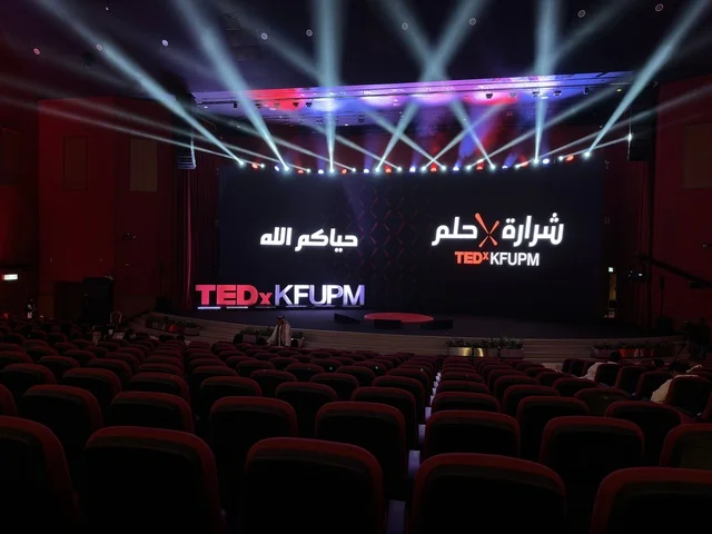 TEDx KFUPM Stage and Auditorium Lighting in Dhahran