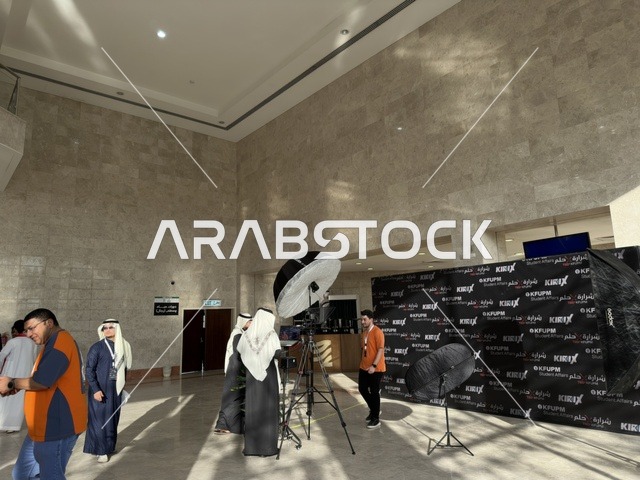 TEDx Event Setup at King Fahd University Dhahran