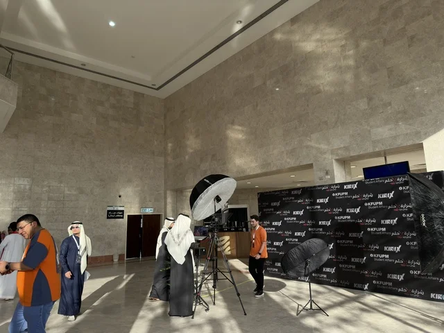 TEDx Event Setup at King Fahd University Dhahran