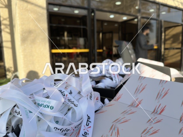 TEDx King Fahd University Event Registration Lanyards