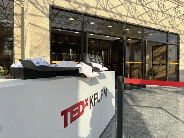 TEDxKFUPM Entrance Stand at King Fahd University